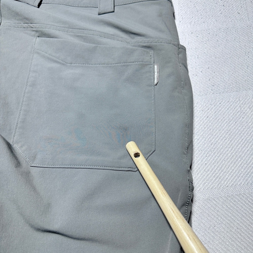 Duluth Trading Flexpedition Pants Men 42x32 Relaxed Fit Cargo Stretch Nylon Gray - Picture 7 of 13